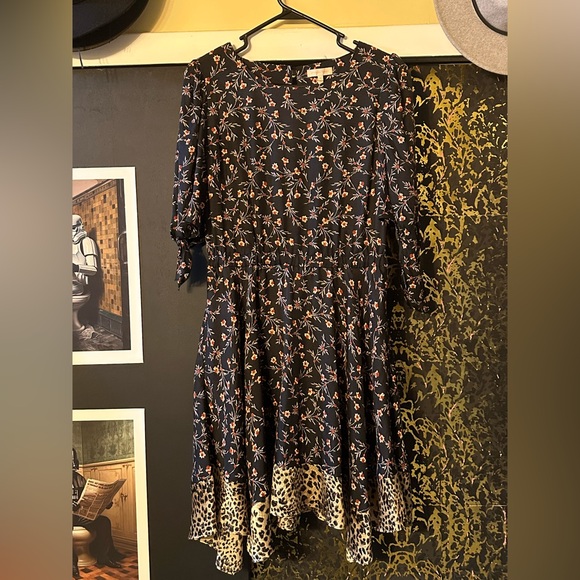 Rebecca Taylor Scarlett Tie-Sleeved Mini Dress - Picture 5 of 11